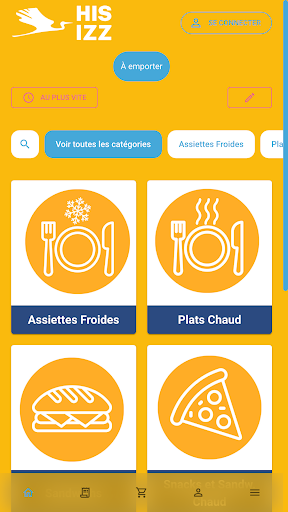 Android application HIS-IZZ Cafet screenshort