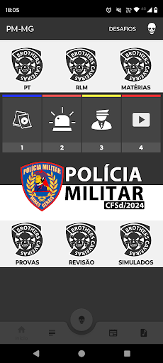 Android application PMMG 2024 (CONCURSO) screenshort