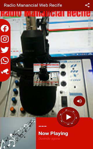 Android application Rádio Manancial Web Recife screenshort