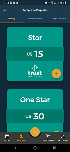 Wallet Investment App Screenshot
