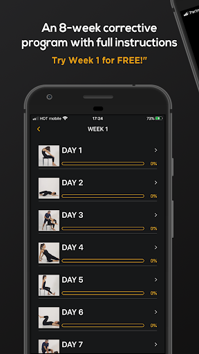 Screenshot of Kyphosis & Rounded Back by M&M