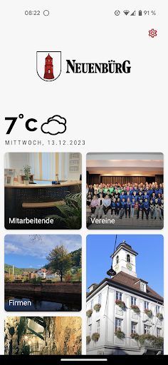 Android application Neuenbürg screenshort