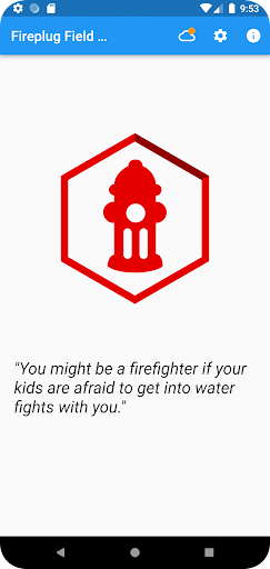 Android application Fireplug Field Assistent screenshort
