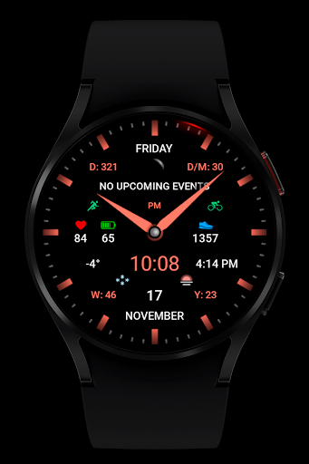 WR 009 Hybrid Watch Face Screen 2