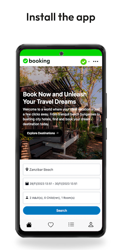 Android application Platiform Hotels screenshort