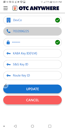 CoorWorks OTC 4.0 Screen 2
