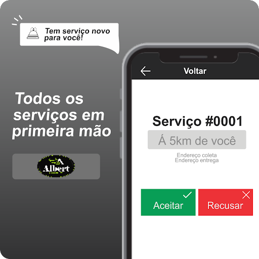 Albert Delivery - Profissional Screen 2