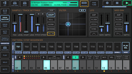 Screenshot of G-Stomper Producer Demo