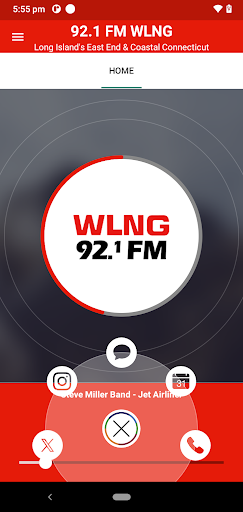 92.1 FM WLNG Screen 2