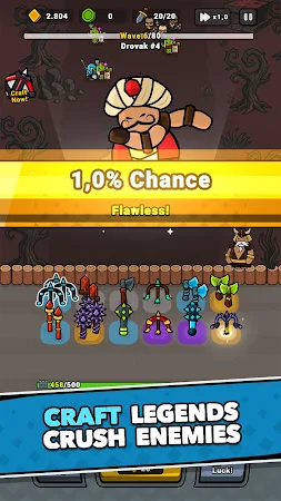 Game screenshot Lucky Forge: Idle TD Game hack