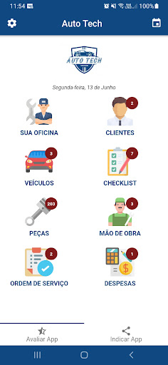 Android application Oficina Mecânica - Auto Tech screenshort