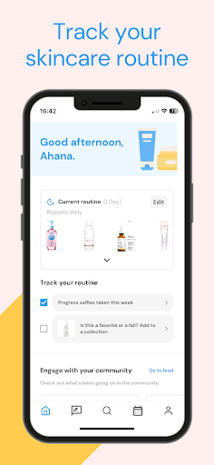 Screenshot of Clear: Social Skincare Tracker