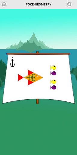 Android application POKE-GEOMETRY screenshort