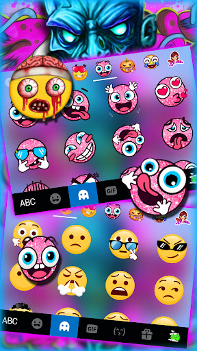 Zombie Graffiti Keyboard Theme screenshot 2