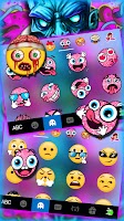 screenshot of Zombie Graffiti Keyboard Theme