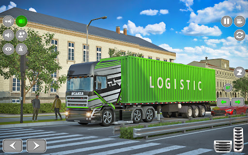 Modern Cargo Truck Driving 3d Screen 2