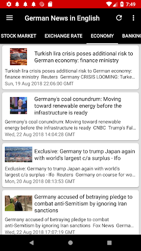 German News in English by News Screen 3
