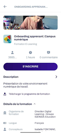 MonCAMPUS by Groupe IGENSIA Screenshot 3 - AppWisp.com