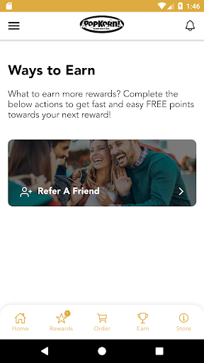 Android application PopKorn Rewards screenshort