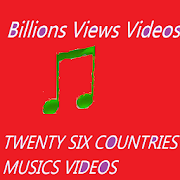 Billion Views Videos 27 Countries Music in YouTube