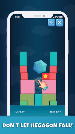 Game screenshot Hexagonal Fall King hack