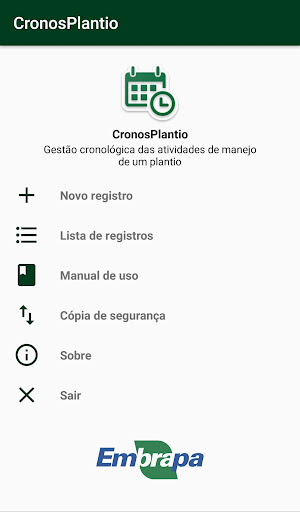 Android application CronosPlantio screenshort