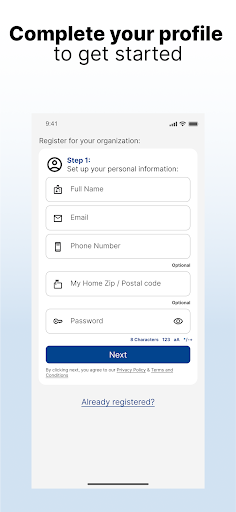 Android application IUE-CWA screenshort