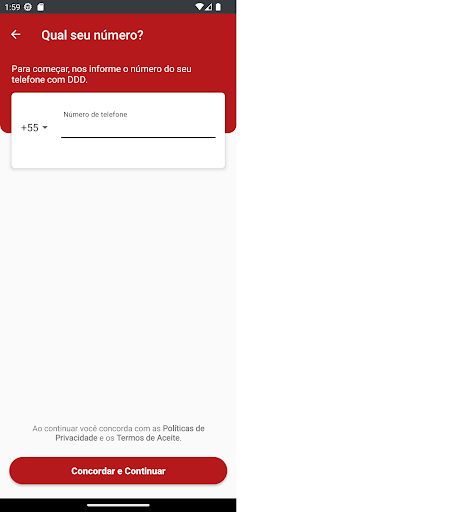 Android application JSL Cargas e Fretes screenshort