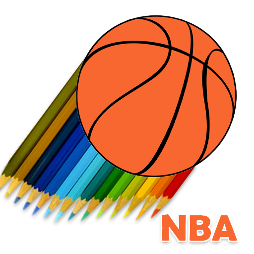 Basketball Logo Coloring Book