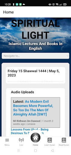Android application Spiritual Light screenshort