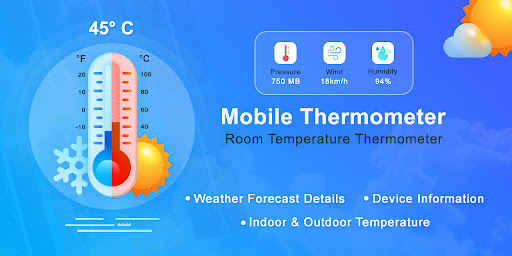 Android application Room Temperature Thermometer screenshort