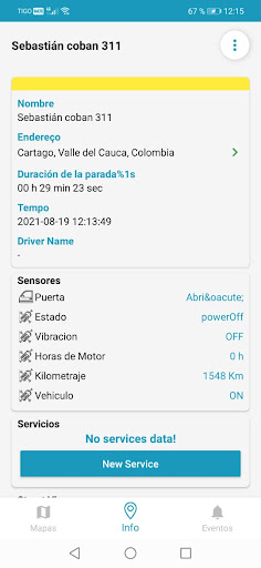 International GPS Screen 3