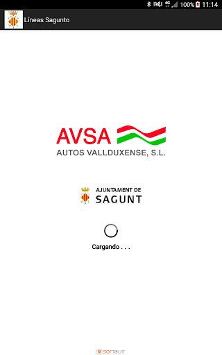 Android application Líneas Sagunto screenshort