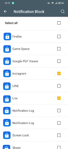 Notification History Log Screen 2