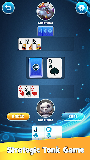 Tonk Card Game - Live Screen 2