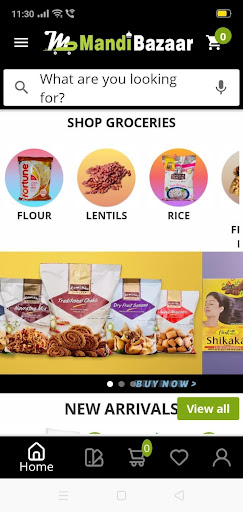 Android application Mandi Bazaar screenshort