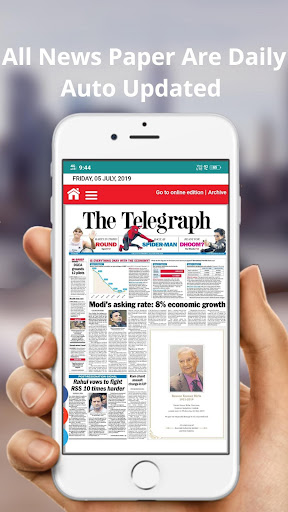 English News papers Screen 3
