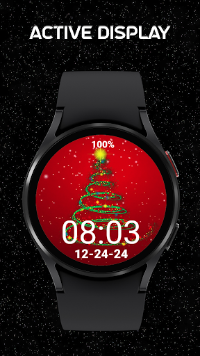 Merry Christmas Glitter Tree Screen 3