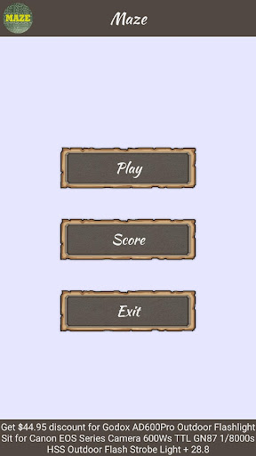 Android application Maze screenshort