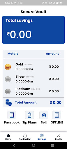 Android application AASHIRWAD JEWELLERS screenshort