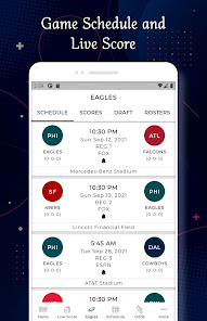 Captura de Pantalla 2 Eagles - Football Live Score android