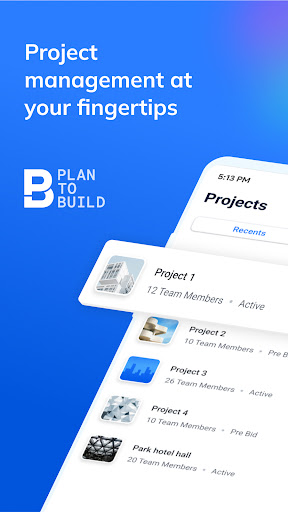 Android application PlanToBuild screenshort
