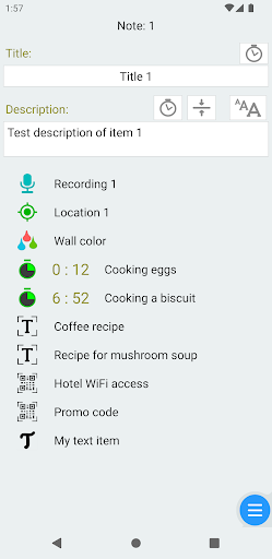 Notes, To-Do list Lt. Screen 2