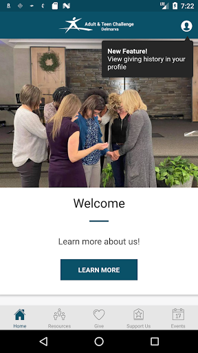 Android application Delmarva Adult & Teen Challeng screenshort