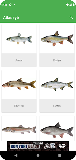 Android application Atlas ryb screenshort