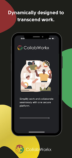 Android application CollabWorkx screenshort