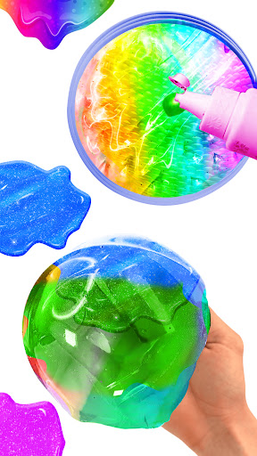 Android application DIY Slime Games ASMR Simulator screenshort