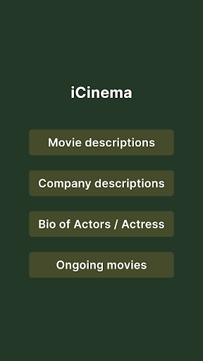 Android application iCinema screenshort
