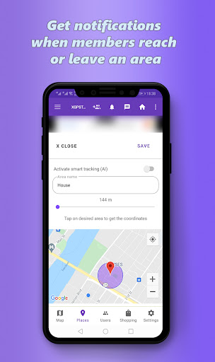 uTrackMe Gps Tracker App Screen 3