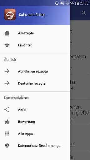 Salat zum Grillen rezepte app deutsch kostenlos